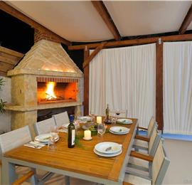 5 bedroom villa with heated infinity pool and sea views near Milna, Brac Island, sleeps 10